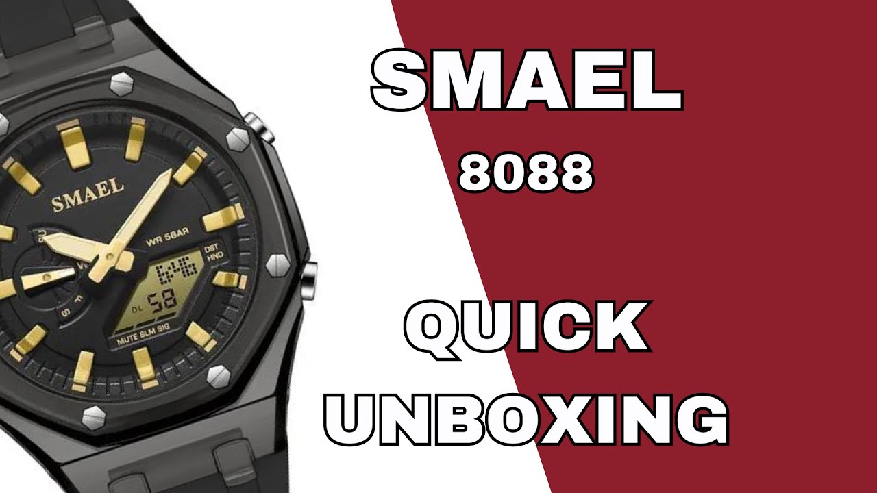 Quick Unboxing SMAEL 8088 And First Impression
