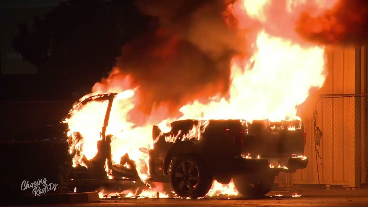 Exploding Ford Fire | COMPTON, CA  #chasingreality