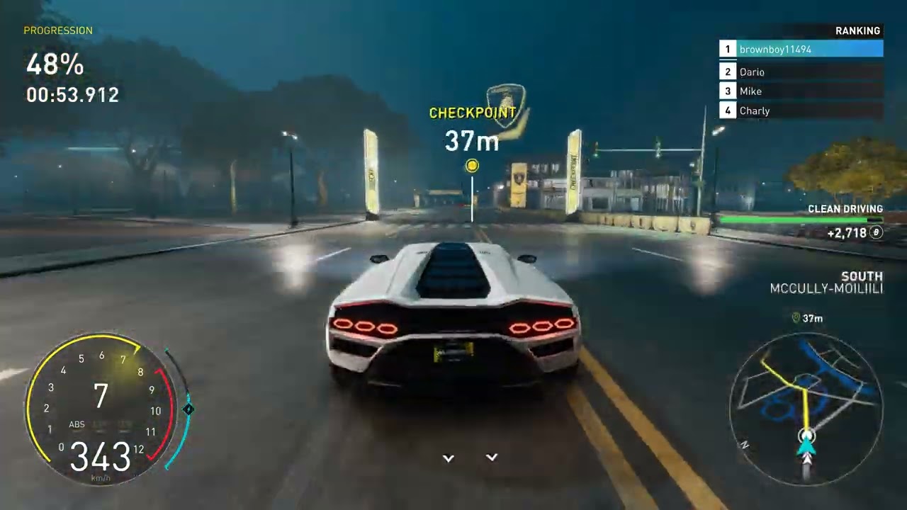 lamborghini car race || the crew motorfest lamborghini race || 4k