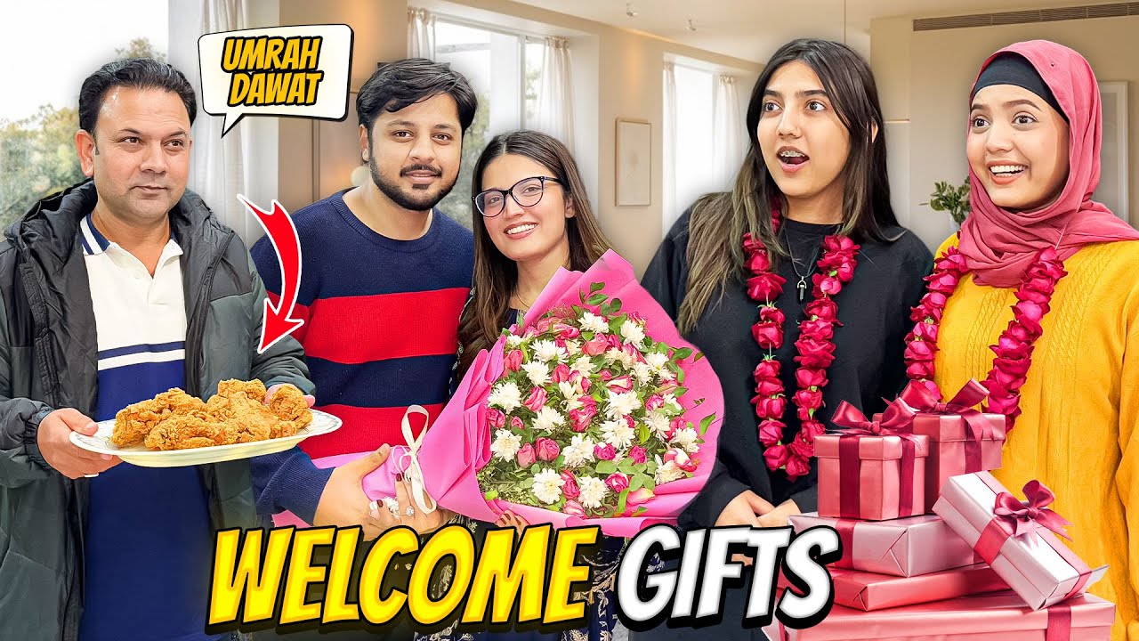 Umrah Ke Baad Welcome Gifts Mile🎁🤩|House Helper Ne Surprise Dia😍|Sistrology