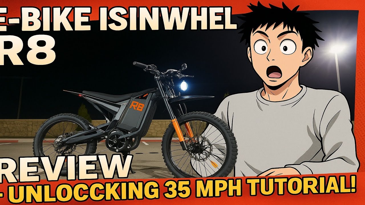 EBIKE ISINWHEEL R8 REVIEW + Unlocking 35 MPH Tutorial!