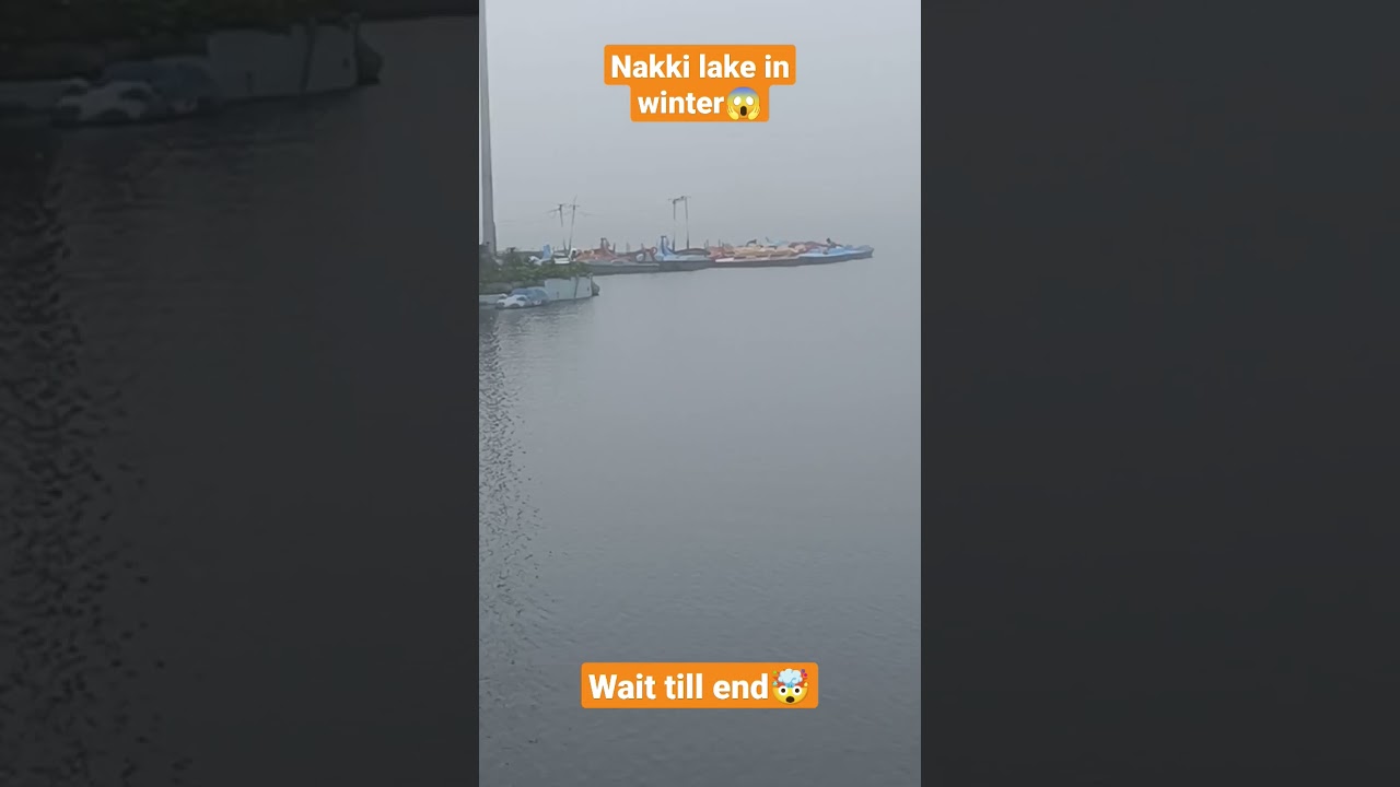 Nakki Lake in winter #mountains #shorts #viral #youtubeshorts #winter