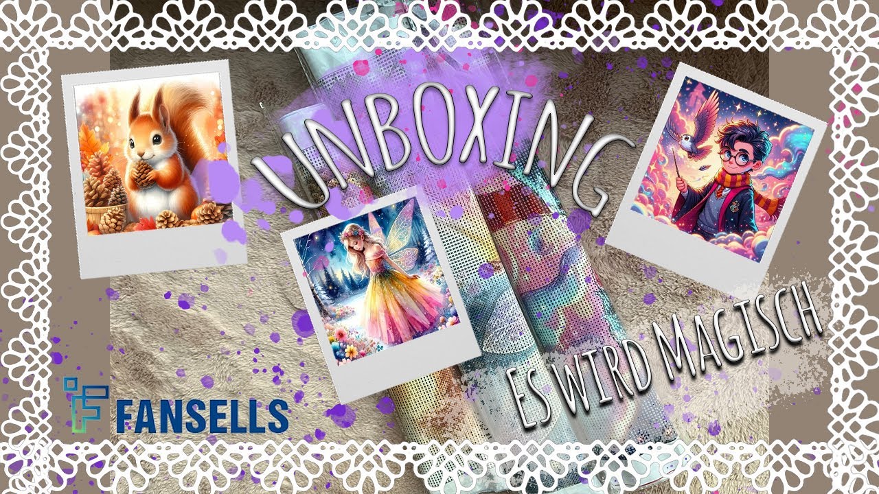 Es wird MAGISCH 🔮⭐️🌟 Diamond Painting UNBOXING FANSELLS
