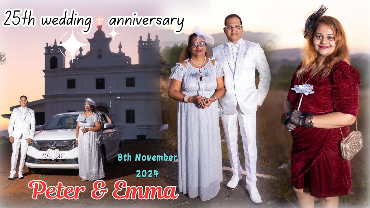 Peter & Emma's 25th wedding anniversary celebration Video | 8th November 2024 | Guirdolim Chador Goa