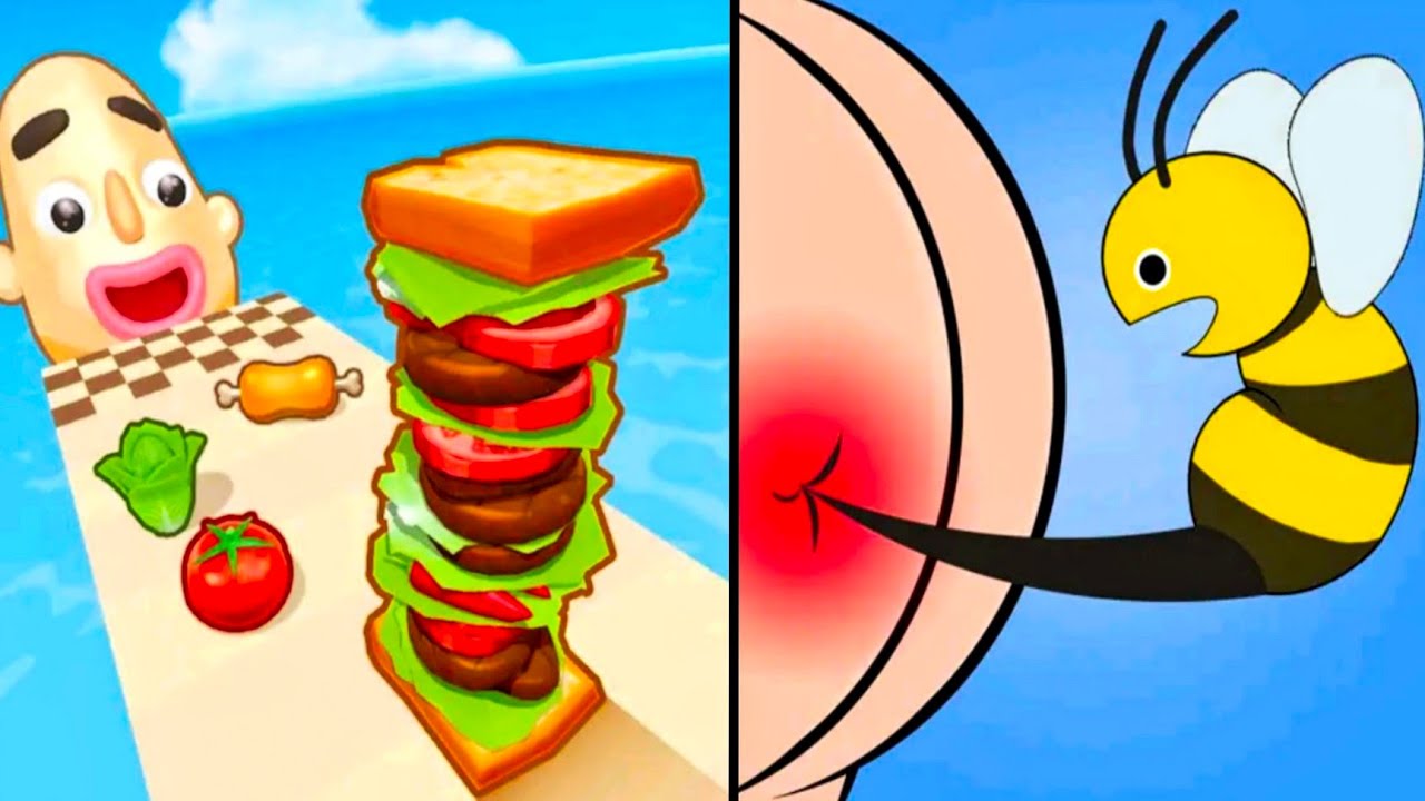 Help Me Tricky Story vs Sandwich Runner - All Levels Gameplay (Android,iOS) Part 75