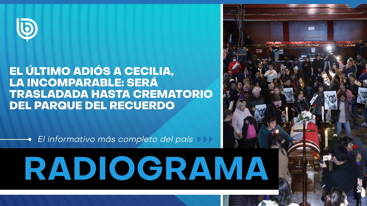 El último adiós a Cecilia, la incomparable: Será trasladada hasta crematorio del Parque del Recuerdo
