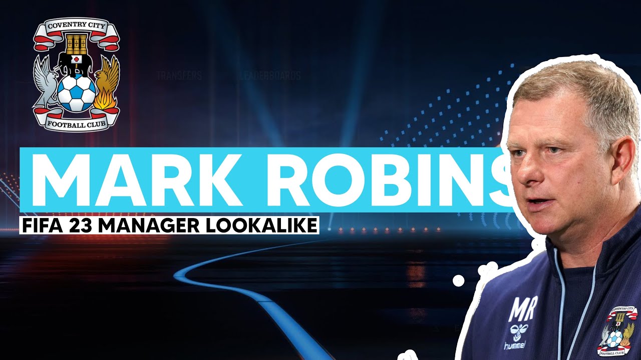FIFA 23 Mark Robins - Manager Lookalike