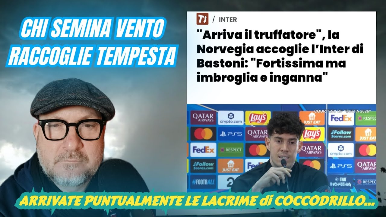 🚨SHOCK INTER☢️BOMBA DALLA NORVEGIA: ARRIVA BASTONI (pentito) IL TRUFFATORE e LA SQUADRA IMBROGLIONA🔥