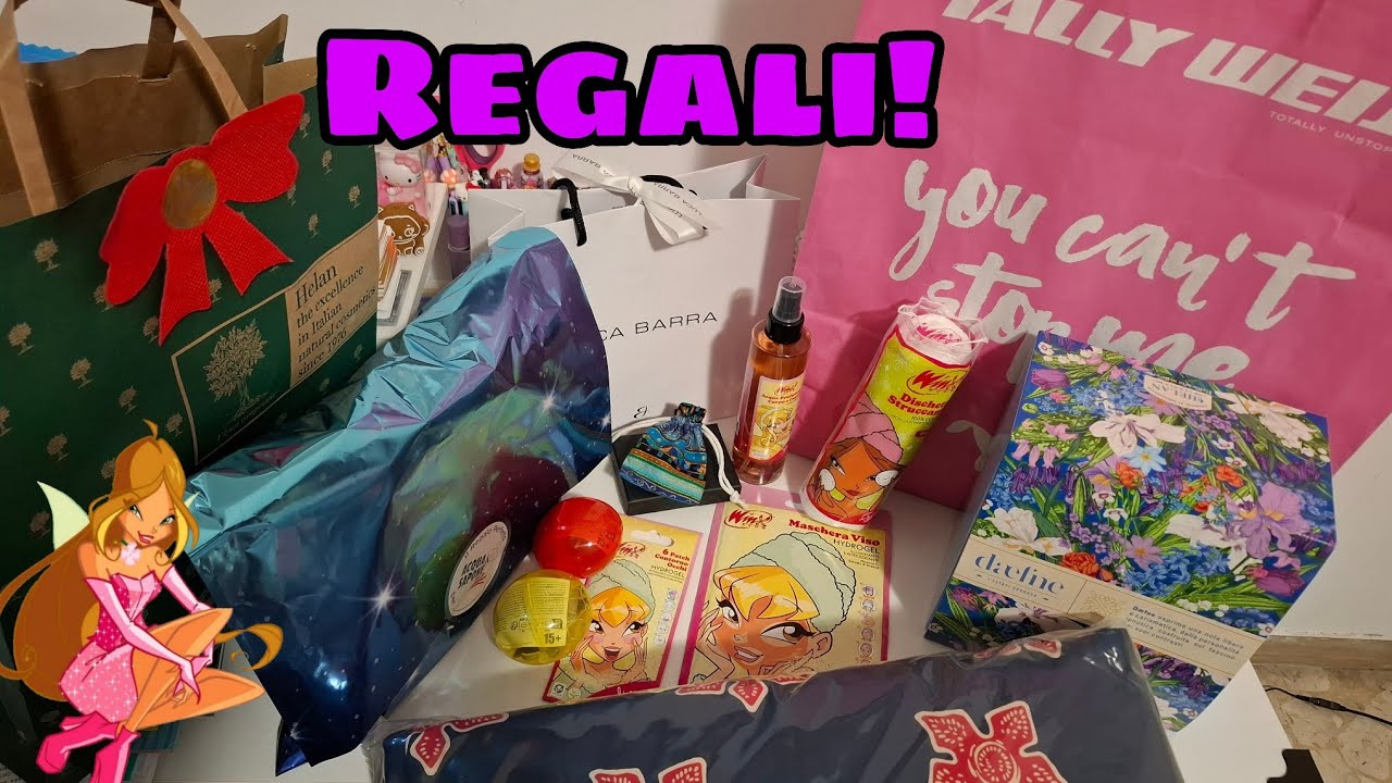 TANTI REGALI E ACQUISTI!!! WINX, MAKEUP, GIOIELLI, VESTITI... 
