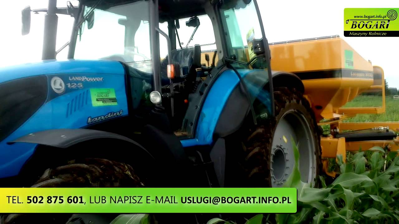 podsiew kukurydzy_Bogart + Landini LandPower 125 + Agrisem Locasem 300