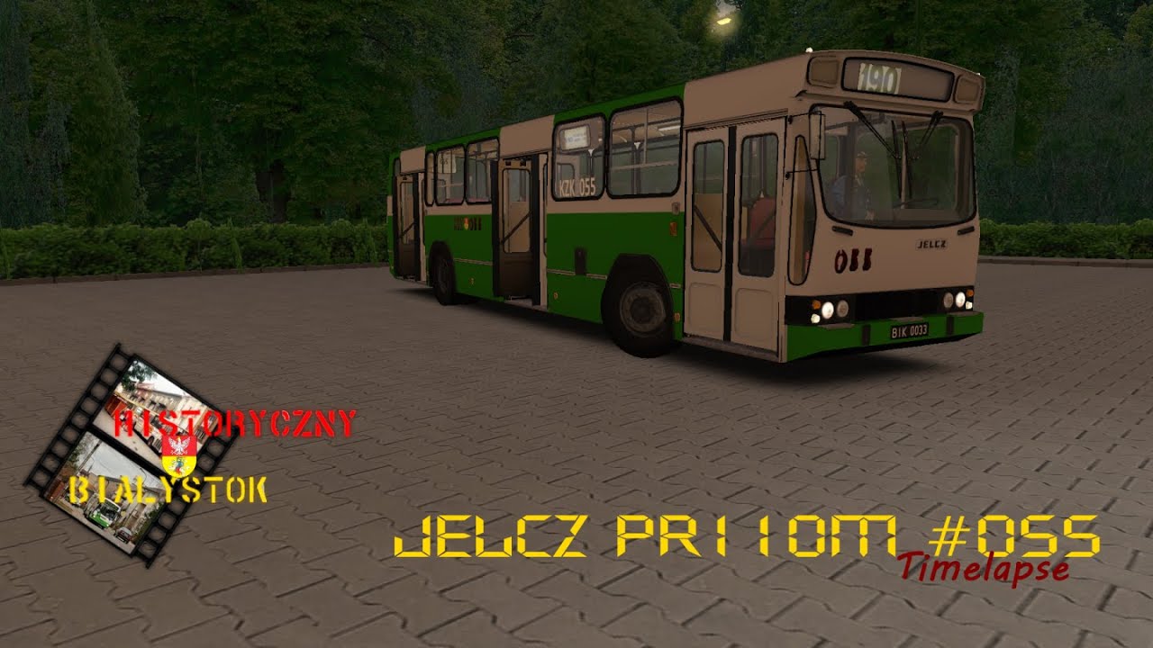Jelcz PR110M #055 Timelapse  Fikcyjny Szczecin linia 190 -) OMSI 2