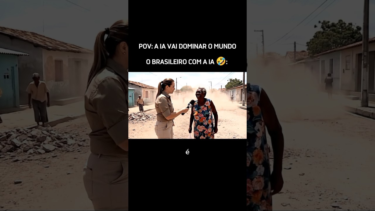 O brasileiro com a IA 🤣 #ai #pov #veo3