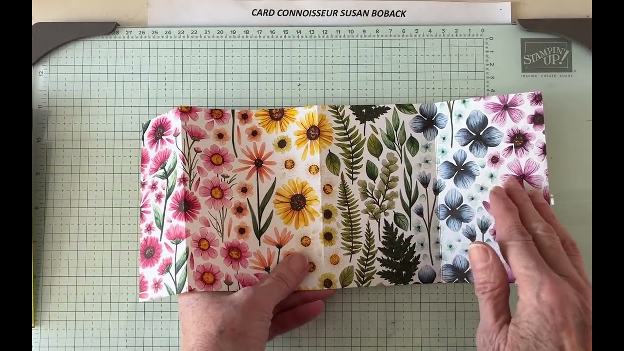 Fold out cards out of 12x12s. Make 2 or 4 cards out of one piece