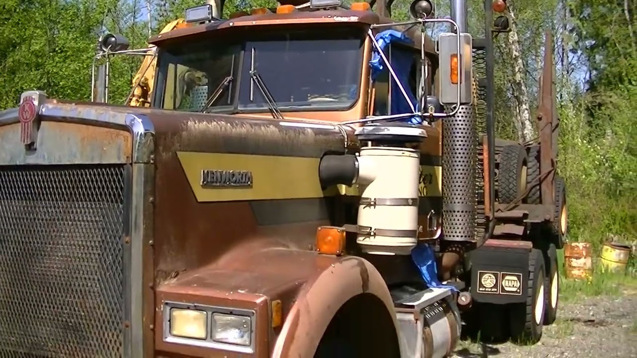 Старый лесовоз Kenworth