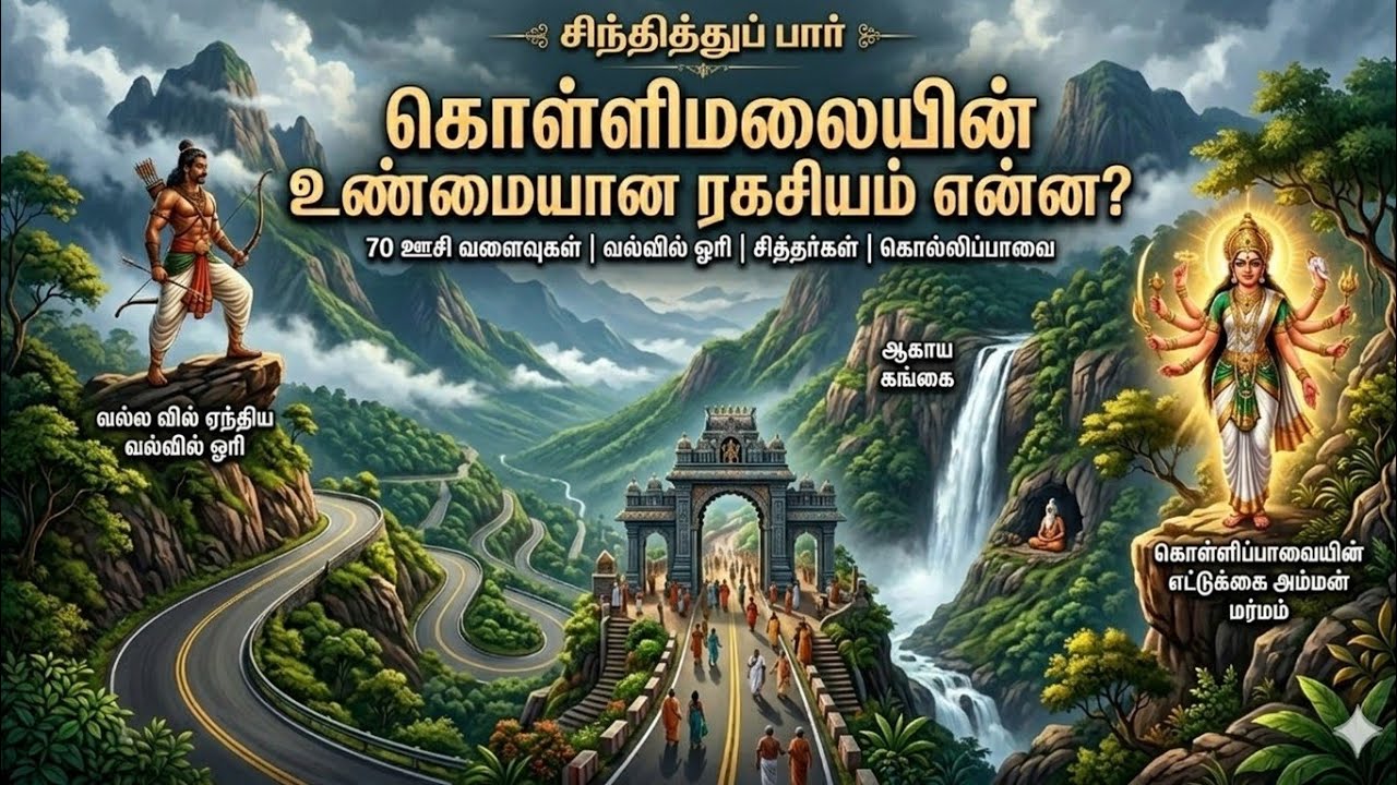 🏔️ கொள்ளிமலையின் மர்மம்: சித்தர்களின் ரகசியமா? பாவையின் மாயமா? | சிந்தித்துப் பார்