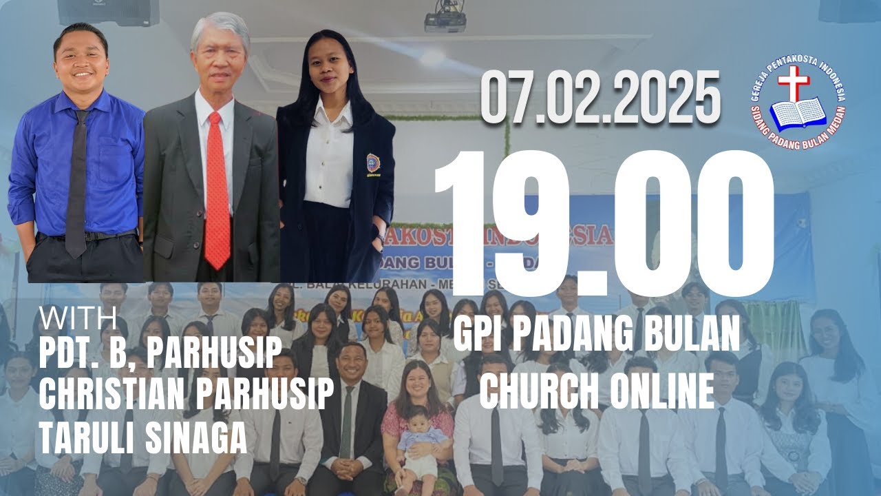 IBADAH PEMUDA/I GPI SIDANG PADANG BULAN  - MEDAN 07 FEBRUARI 2026