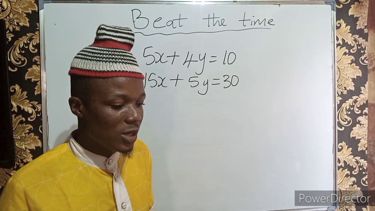 AMAZING TRICK OF SOLVING SOME SIMULTANEOUS EQUATIONS IN ONE SECOND