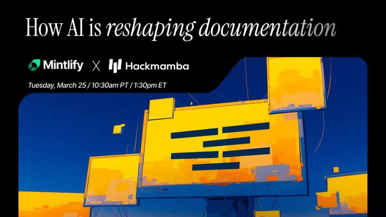 How AI is Reshaping Technical Documentation Webinar