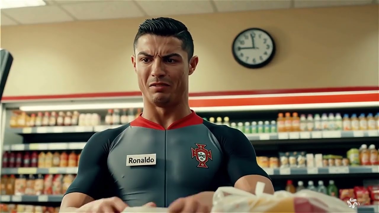 Ronaldo kasiyer ve çok gergin 