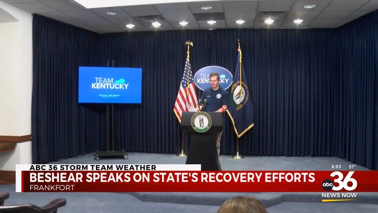 Gov. Beshear speaks on state's recovery efforts