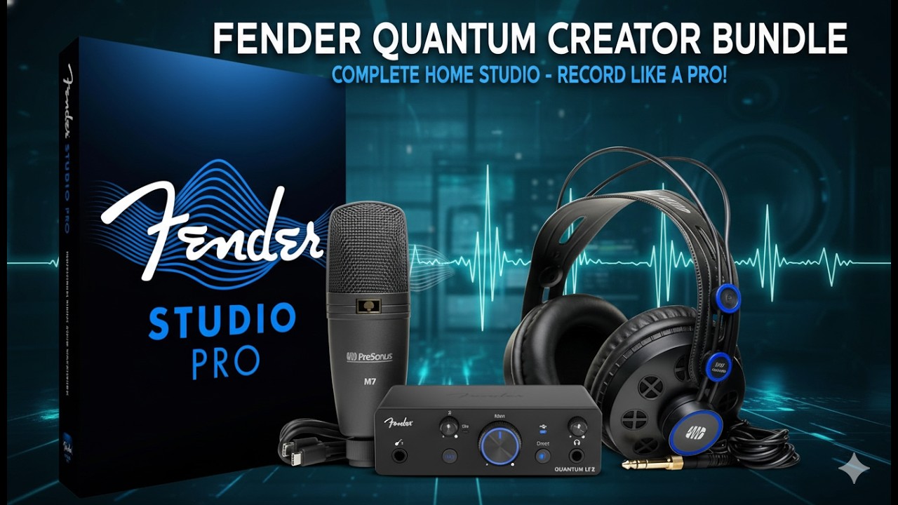 Fender Quantum Creator Bundle Review — Perfect Beginner Home Studio?