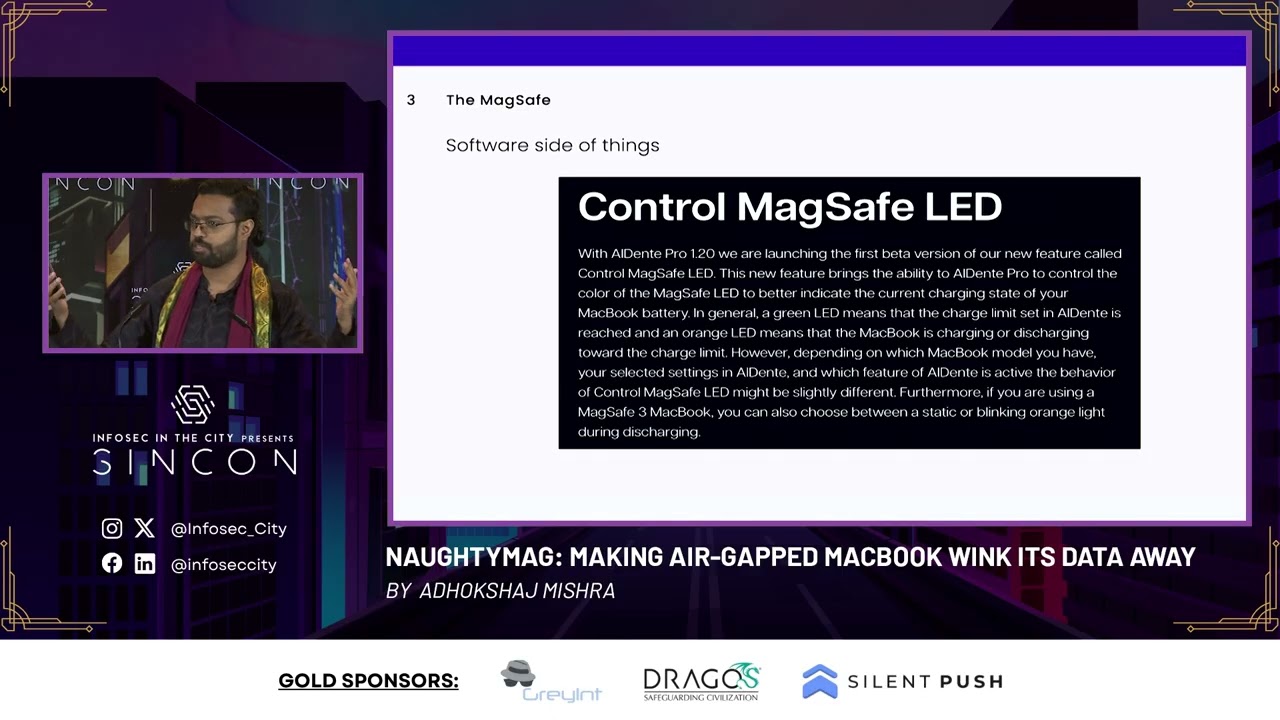 NaughtyMag: Making Air-gapped MacBook Wink Its Data Away - by Adhokshaj Mishra
