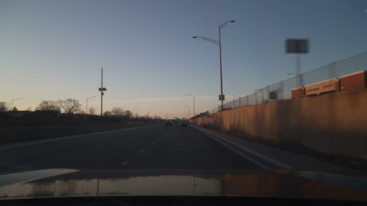 Chicago Greater Grand Crossing to I-94/I-57 Highways Matteson (No Talk, No Music) 4K POV ASMR