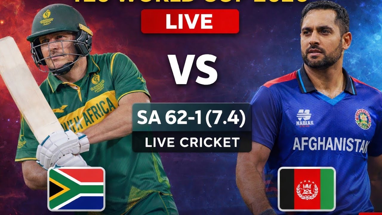 Afg vs SA live score update|| Afghanistan vs South Africa match live stream