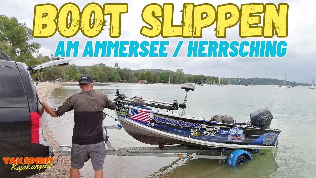 Boot slippen in Herrsching am Ammersee am Ostufer (Boot/Kajak) 🛶