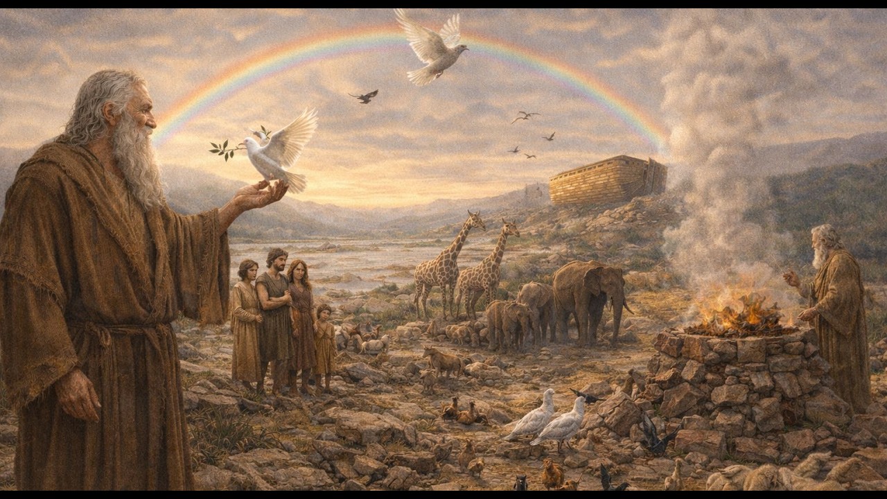 Gênesis 8:  O Recomeço do Mundo - Antigo Testamento #8