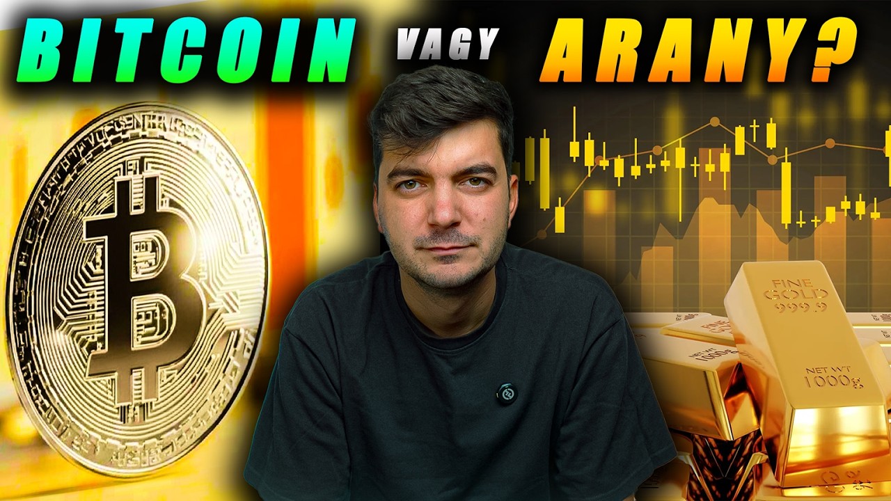 🏬 Bitcoin vagy Arany? #kriptovaluta #btc #arany #gold