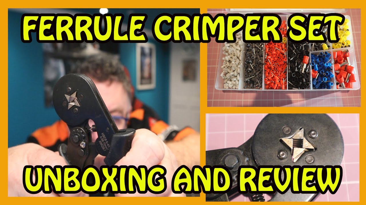 FERRULE CRIMPER KIT FROM AMAZON....UNBOXING AND DEMO