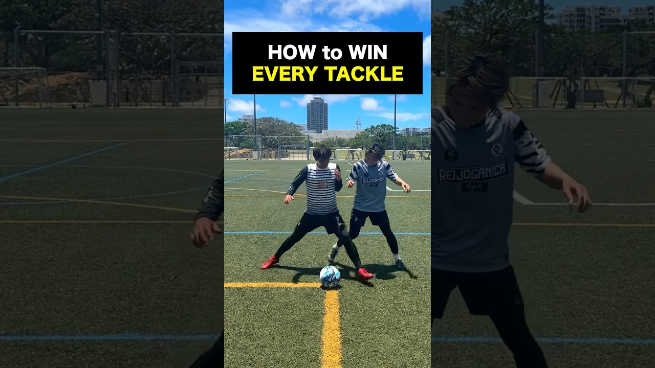 How to Tackle in Football💥#football #soccer