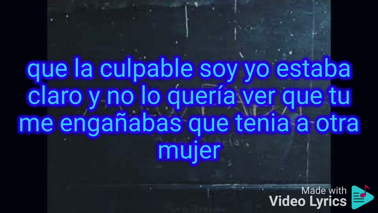 La Culpable -Amara ignacia [letra/lyric]