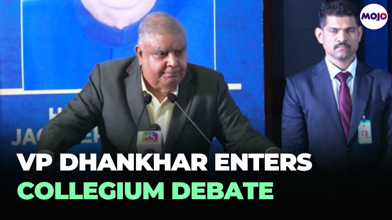 Collegium Row | Vice President Jagdeep Dhankhar Takes On Supreme Court For Striking Down NJAC Act