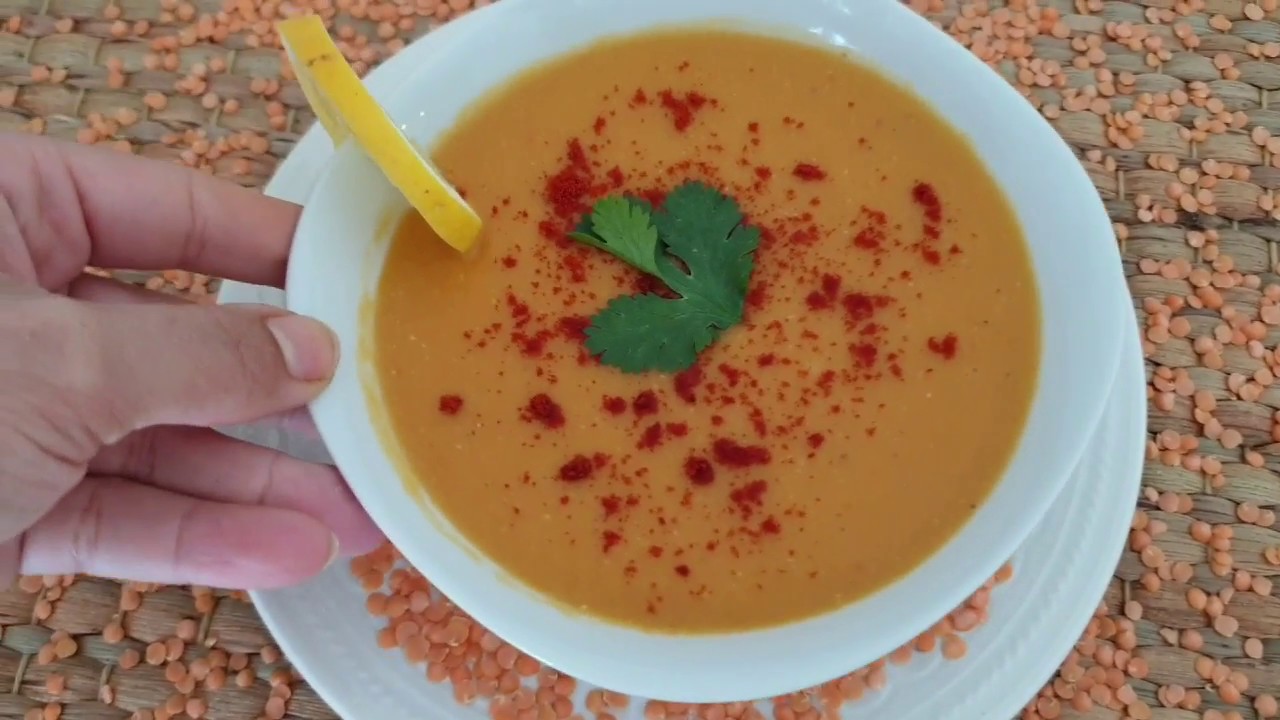 🇹🇷🇹🇷Merçimek çorbasi soupe turque au lentilles corail 😋😋🇹🇷