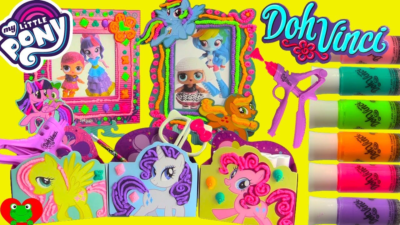My Little Pony Doh Vinci Twilight Sparkle and LOL Surprise Dolls