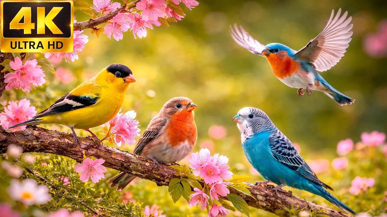 Most Beautiful Birds You’ve Ever Seen 😍 Relaxing Bird Songs & Piano Music