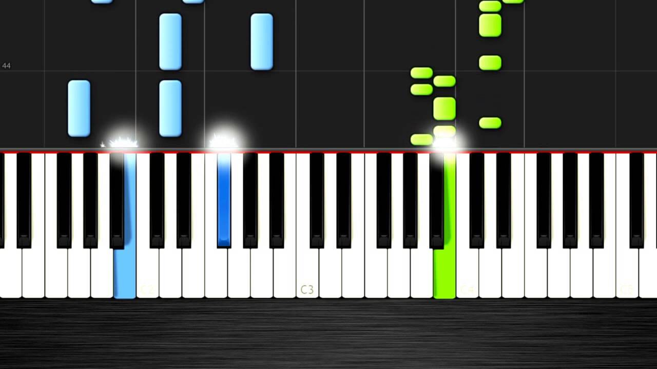 Avicii - Wake Me Up - EASY Piano Tutorial by PlutaX - Synthesia