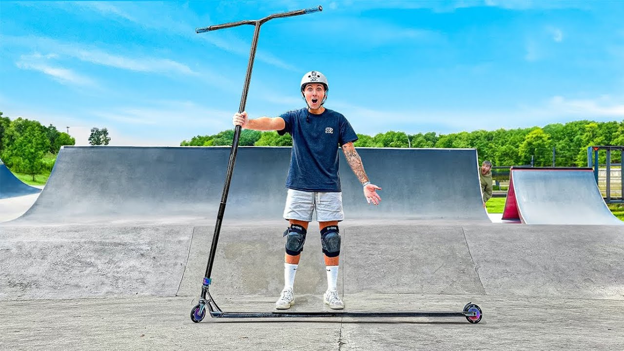J'AI CONSTRUIT LA PLUS GRANDE TROTTINETTE DU MONDE !