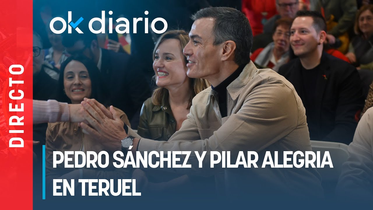 🔴DIRECTO | Pedro Sánchez y Pilar Alegría en Teruel