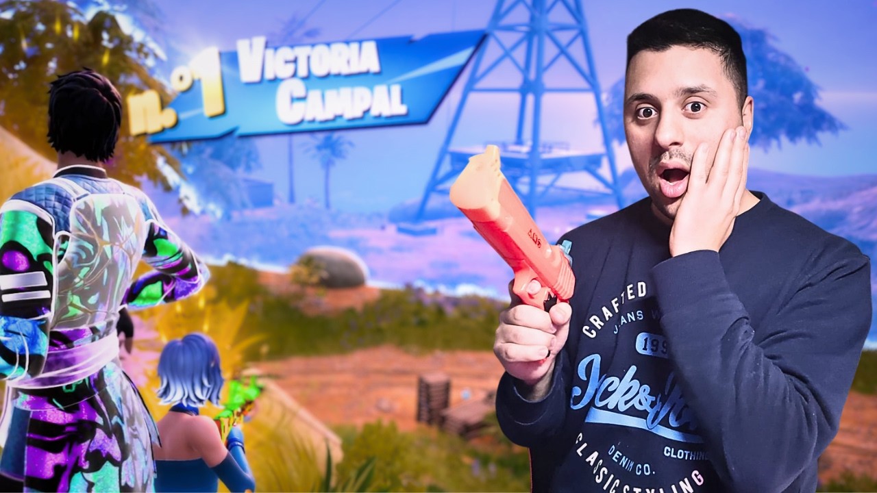 jugando con seguidores y una amiga Fortnite