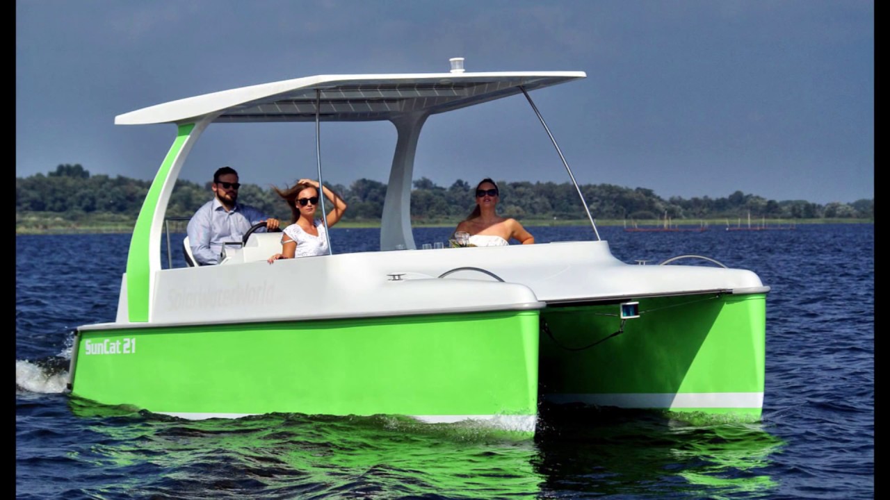 SunCat 21: Amazing 8 Seat Solar Powered Catamaran: Solar Boat solar watercraft
