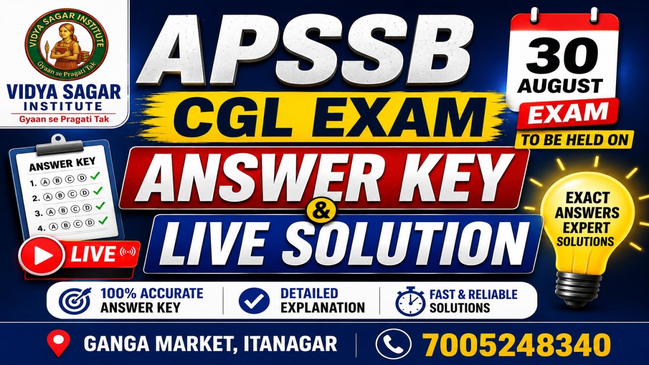 APSSB CGL Exam 2026 | Elementary Math | Reasoning Paper Analysis 📚