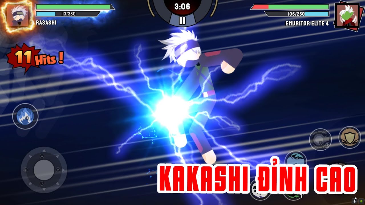 Kakashi thể hiện trình độ siêu đẳng - Kamui và Raikiri tiêu diệt kẻ thù   Chiến binh rồng thiêng