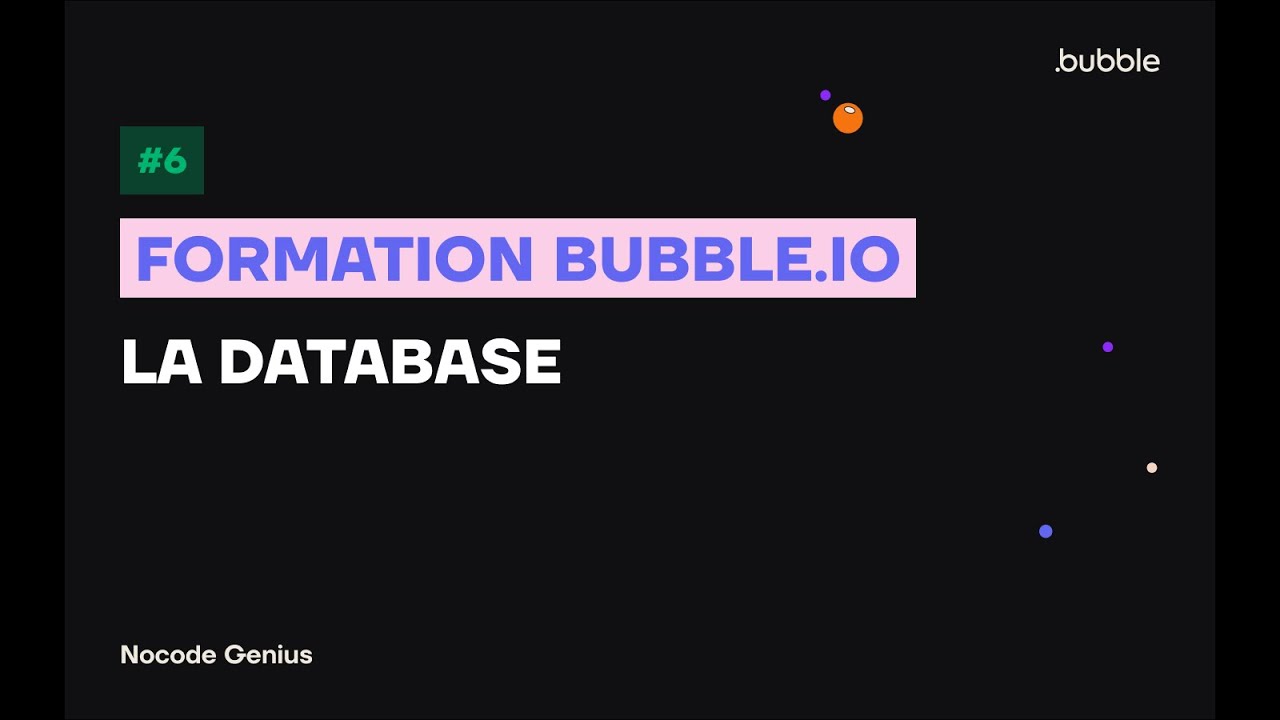 Formation Gratuite Bubble.io | La Database #6