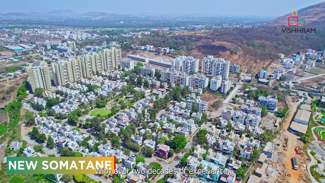 Daffodils Pune | 28 Acres Township Project | Vishhram Developers | 4K Drone Cinematic Video