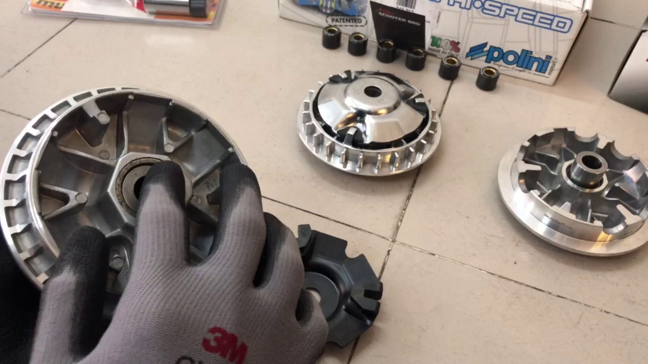 Giới thiệu sự khác biệt của DrPulley, Malossi và Polini