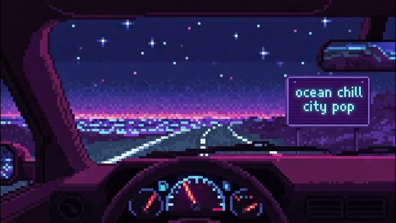 8bit City Pop Night Drive Mix 🌃🎮 Retro City Pop Mix | 作業・勉強・深夜ドライブ 1.5Hour BGM