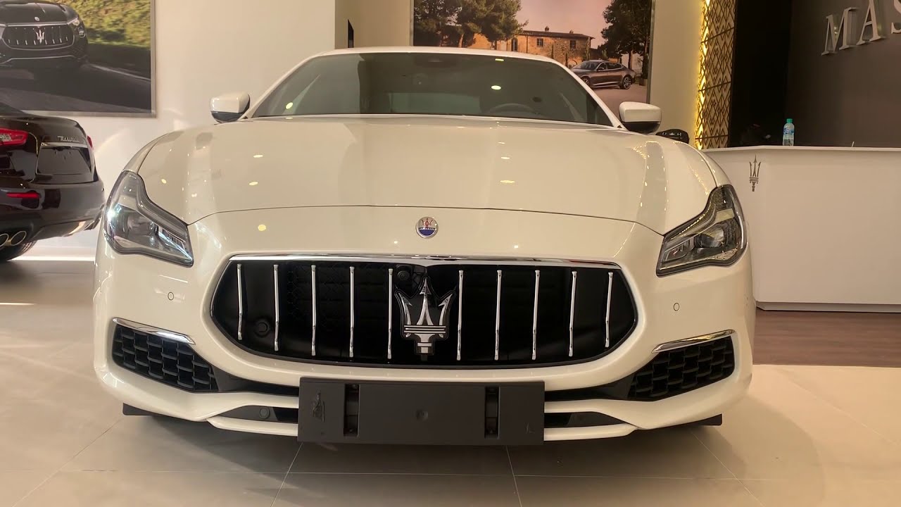 New Maserati Quattroporte 4 Seat Luxury White Color